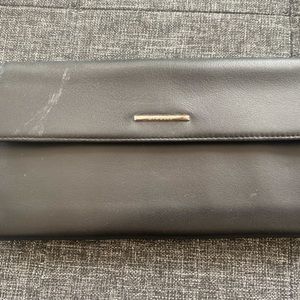 ⭐️Simbolo⭐️New Italian black leather passport wallet